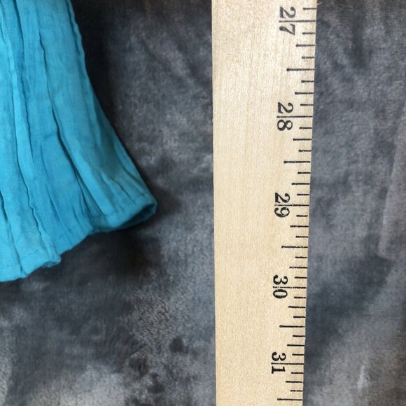 Cato Women’s Shirt Summer Blue Top Size Large Teal - Picture 5 of 6